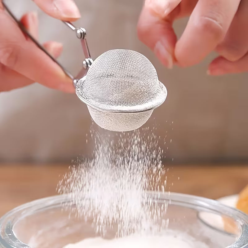 Infusore a Clip per Foglie di Tè | Cucchiaio in Acciaio Inox – Diametro 5 cm