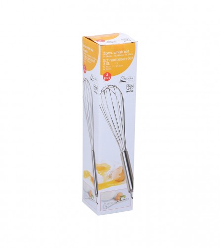 Set 3 Fruste Cucina Acciaio Inossidabile 20-25-30 cm
