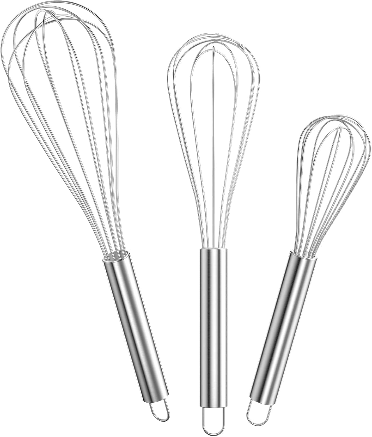 Set 3 Fruste Cucina Acciaio Inossidabile 20-25-30 cm