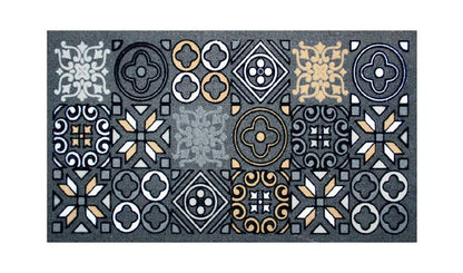 Zerbino Floccato Flormat 40x70 cm - Gomma Riciclata Antiscivolo