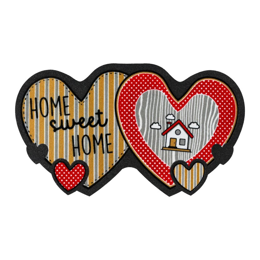 Zerbino Floccato Flormat 40x70 cm - Gomma Riciclata Antiscivolo