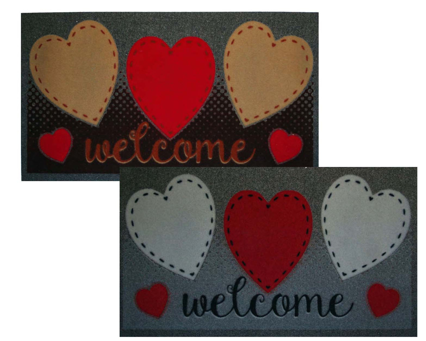 Zerbino Floccato Flormat 40x70 cm - Gomma Riciclata Antiscivolo