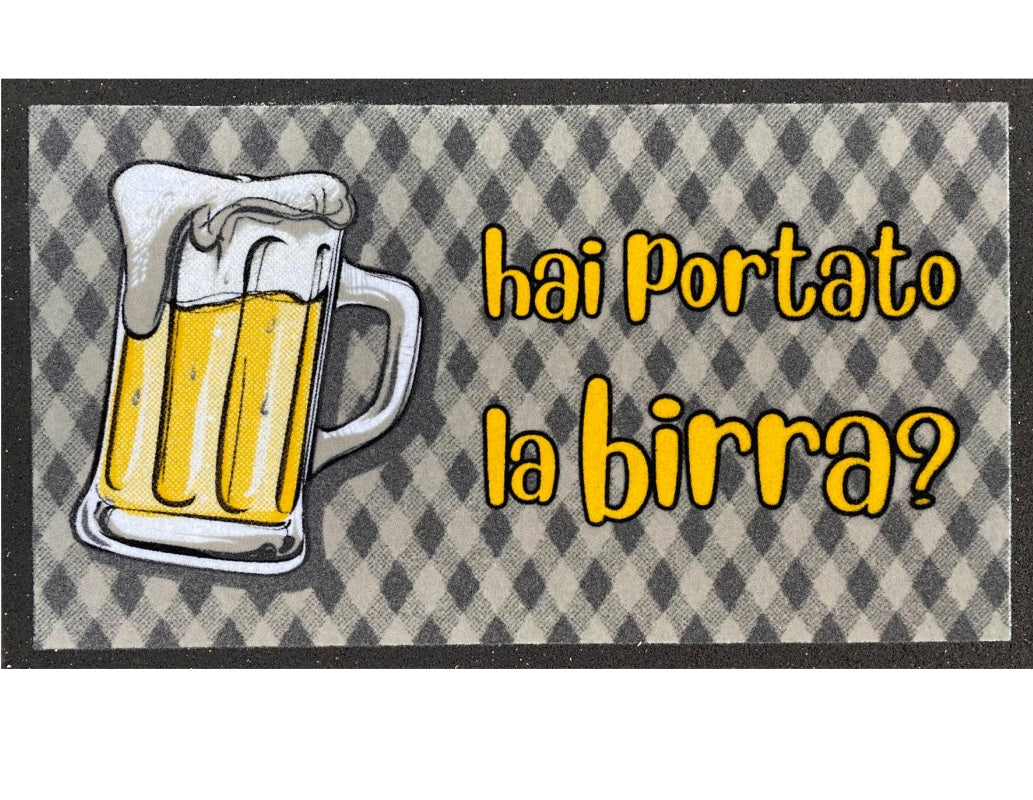 Zerbino Floccato Flormat 40x70 cm - Gomma Riciclata Antiscivolo