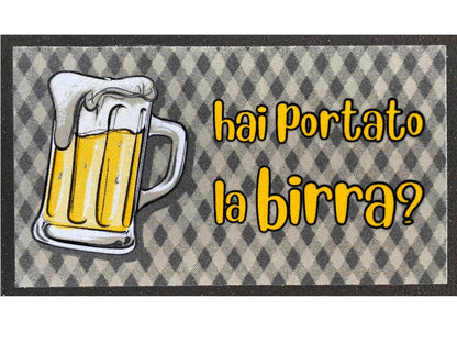 Zerbino Floccato Flormat 40x70 cm - Gomma Riciclata Antiscivolo