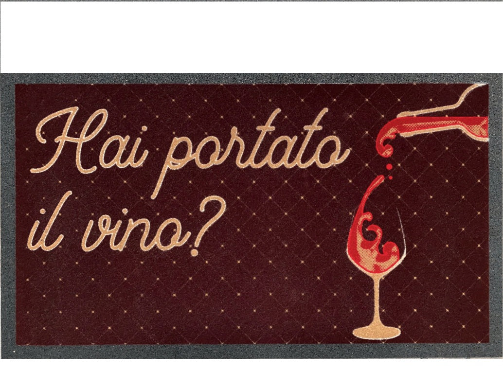 Zerbino Floccato Flormat 40x70 cm - Gomma Riciclata Antiscivolo