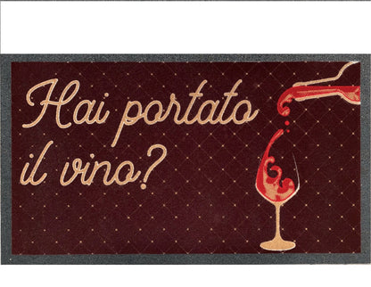 Zerbino Floccato Flormat 40x70 cm - Gomma Riciclata Antiscivolo