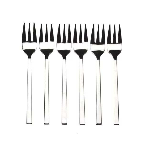 Set 6 Forchettine Cocktail Acciaio Inox 18/10 14.5cm Ideal