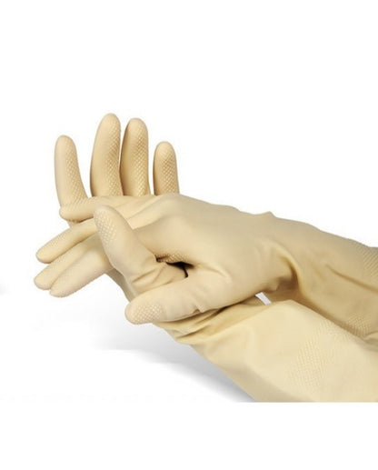 Guanti in Lattice Satinati per Pelli Sensibili - Presa Antiscivolo - Uso Domestico