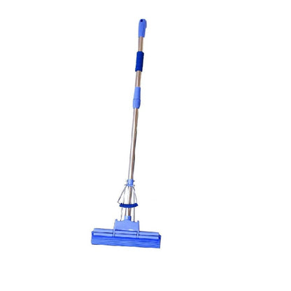 Super Mop PVA Spugna Assorbente con Manico Telescopico 130cm - Spazzolone Professionale per Pavimenti