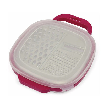 Grattugia + Contenitore 3 Pz 25X20X6 Cm - 200 ml
