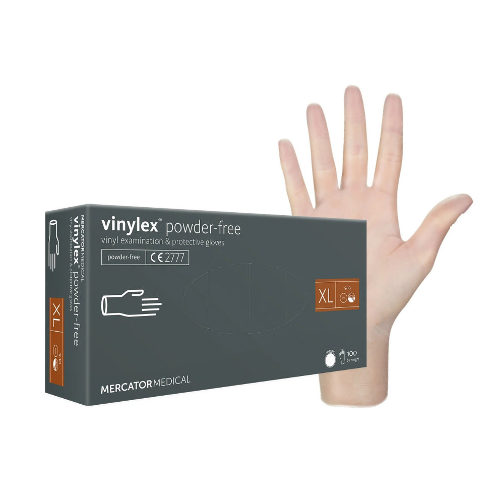 Guanti Monouso in Vinile Senza Lattice – MERCATOR VINYLEX | 100 pz