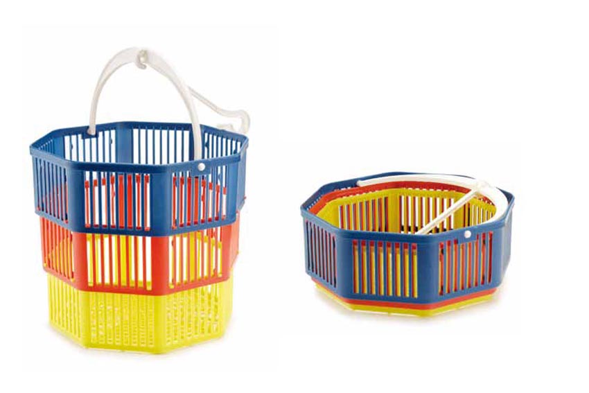 Cestotto Portamollette 3 Fasce con Maniglia Ø19 cm