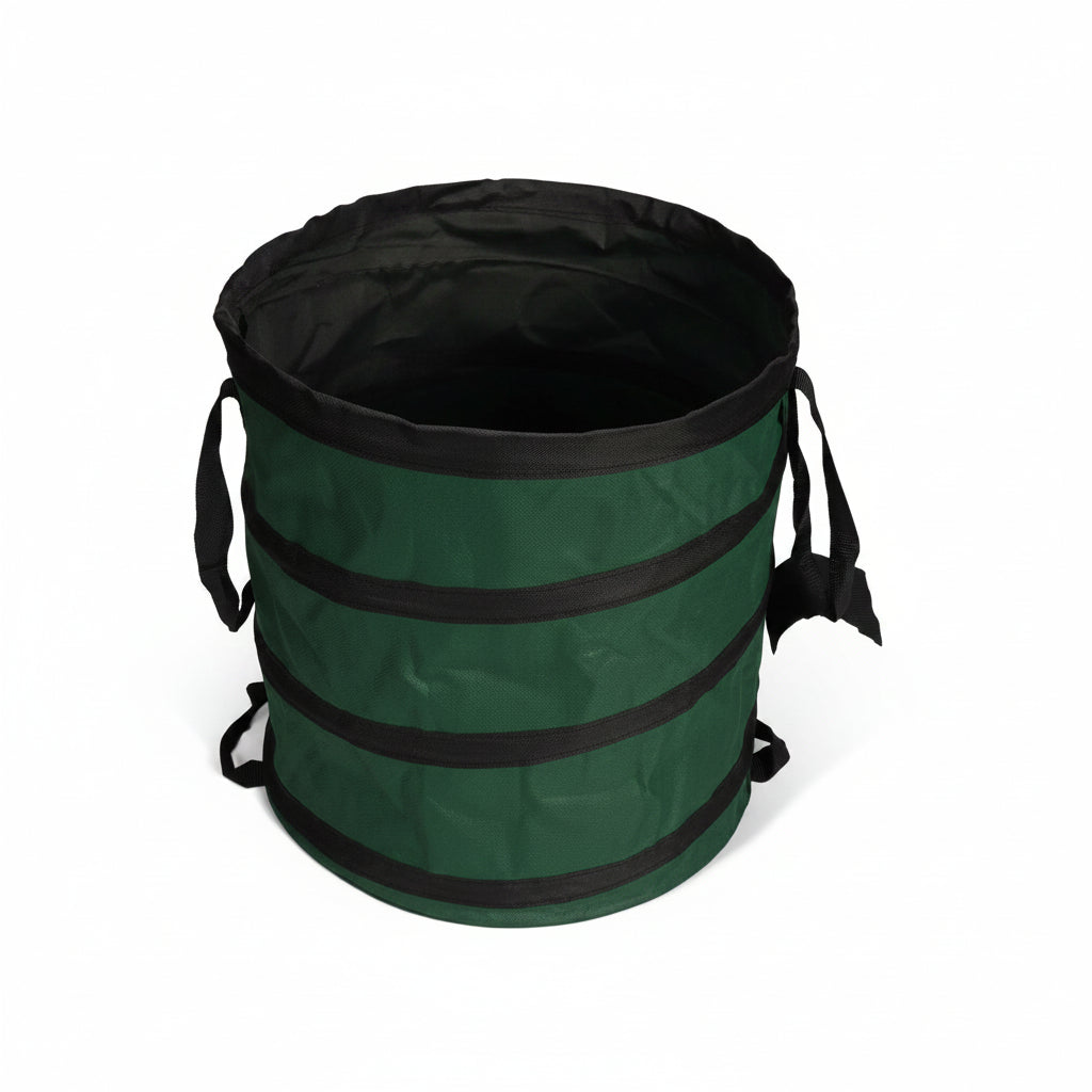 Sacchi da Giardino Pieghevoli Perfetto – 125 L | Ø 46 × H 60 cm | Tessuto Industriale UV | Verde