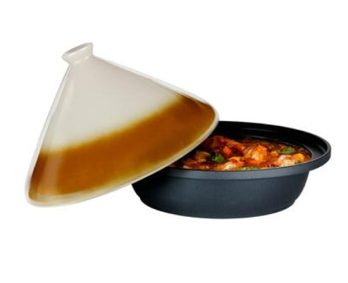 Pentola tajine marocchina in ghisa di alluminio 3,3L compatibile induzione