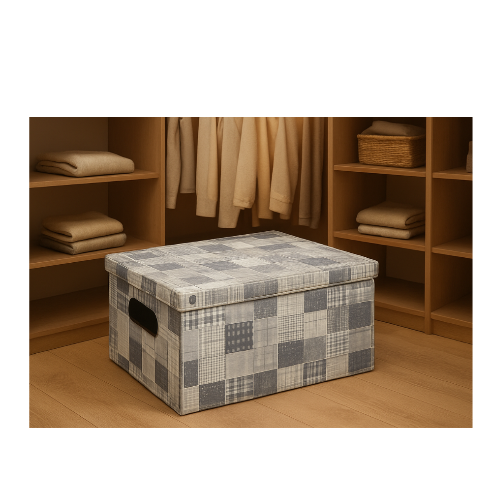 3 Scatole Organizer Armadio 50x40x25cm Sottoletto Vestiti