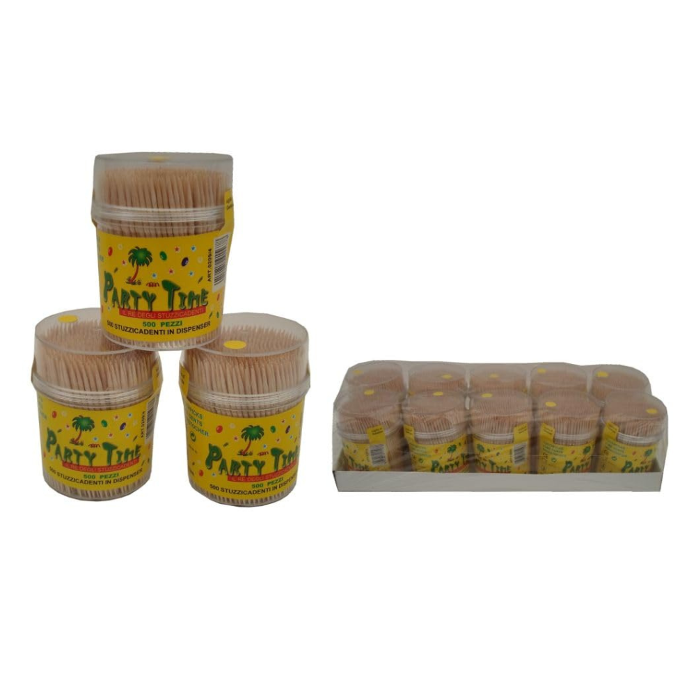 10 CM TOOTHPICKS, PACK OF 500 PIECES IN A JAR