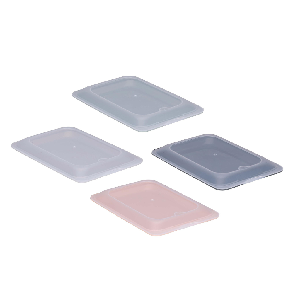 Set 4 Contenitori Salumi Formaggi 25x17cm Impilabili