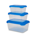 Set 3 Contenitori Ermetici Frigobox Portapranzo Vivande