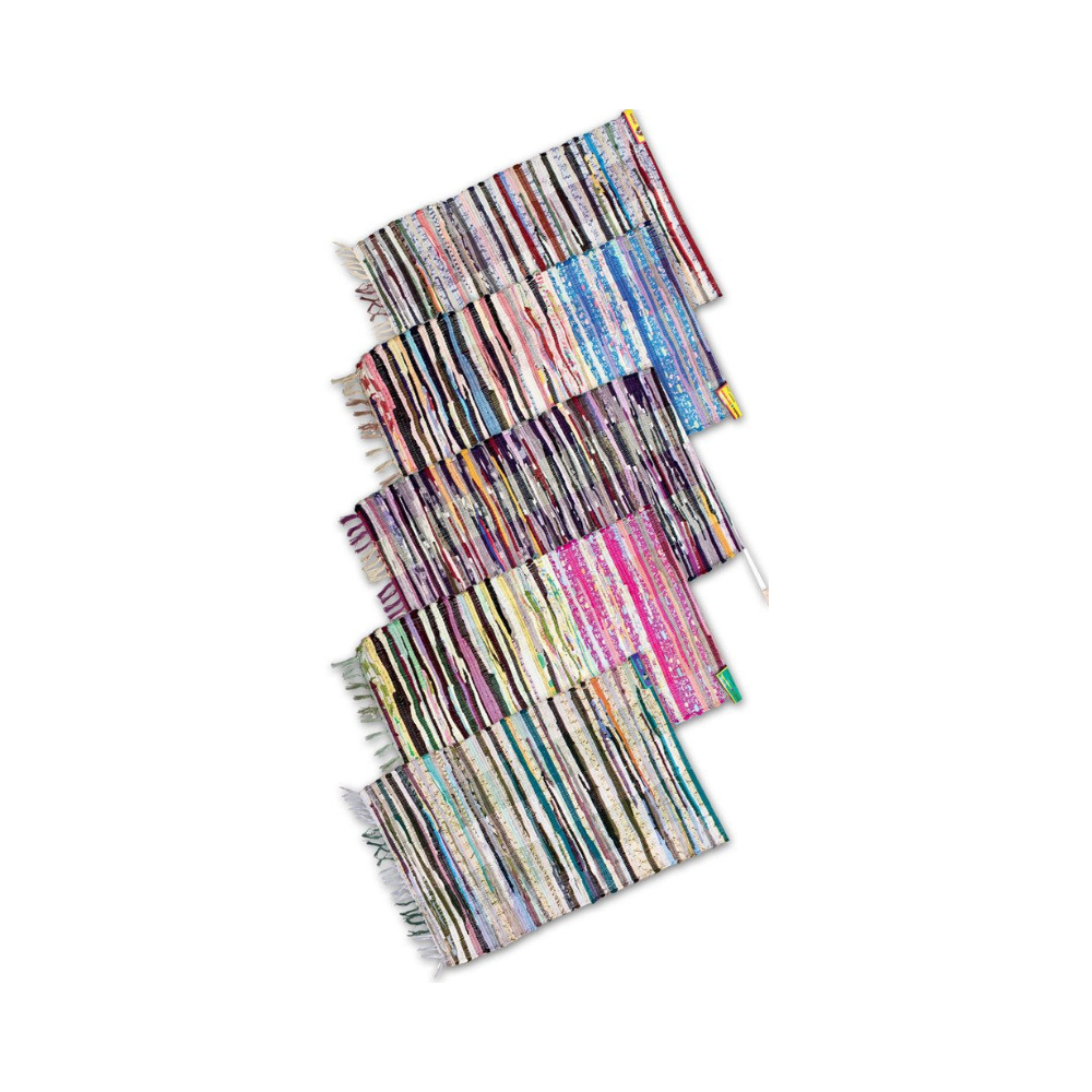 Tappeto Pezzotto Cotone 45x85cm Cameretta Cucina Naturale