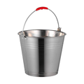 Secchio Acciaio Inox 10L Ø28cm Cucina Giardino