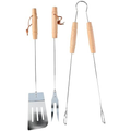 Outdoor Cooking BBQ Barbecue Fork Turner Tong Kitchen Utensil Set Collection