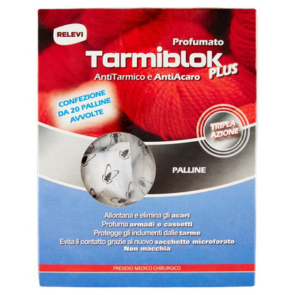 Tarmiblok Plus - 20 Sacchetti Antitarme Individuali Protezione Naturale