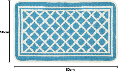 MILORD Multipurpose Cotton Bath Kitchen Rug CM.50X80