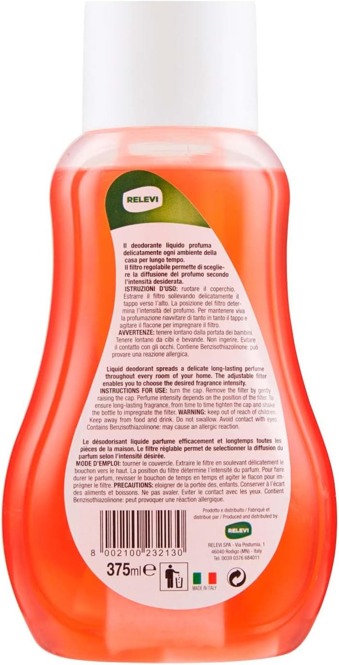 Relevi Désodorisant liquide Cocktail de fruits 375 ml - Parfum longue durée
