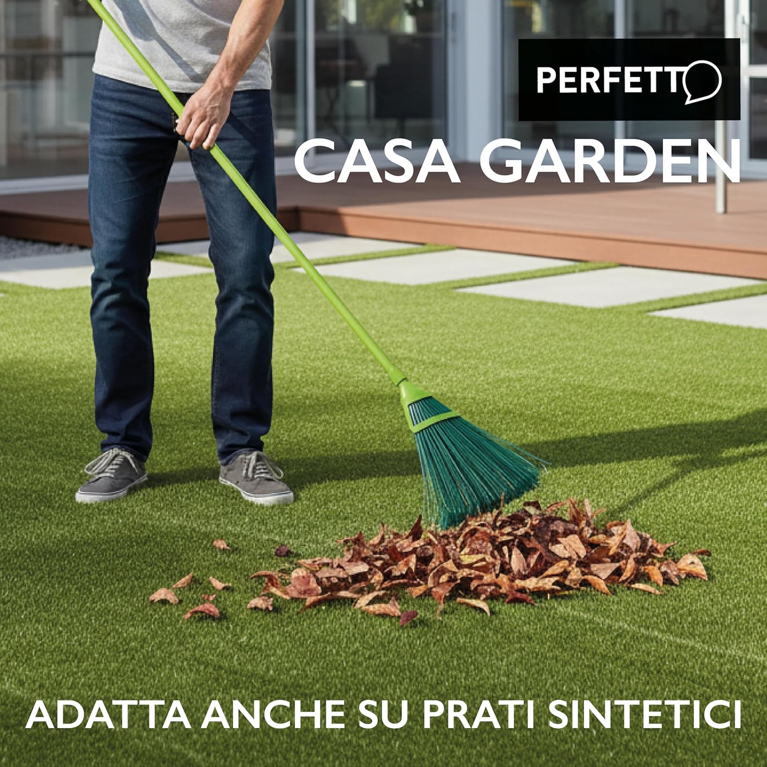 Rastrello Flessibile Raccoglifoglie 32 cm – Casa Garden