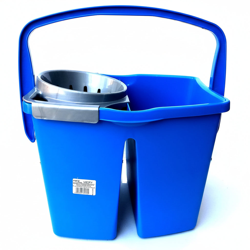Secchio Doppia Vasca 14L con Strizzatore Mery – Extra Forte, Made in Italy