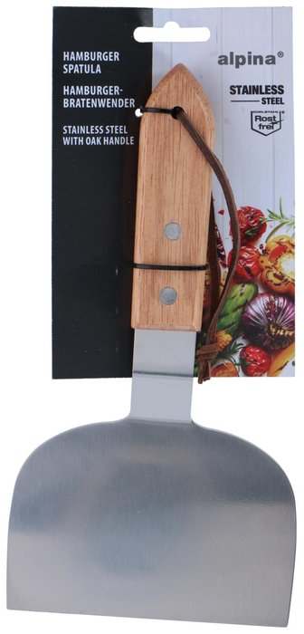 Spatola Paletta per Barbecue e Grill – Acciaio INOX con Manico in Legno | EDCO