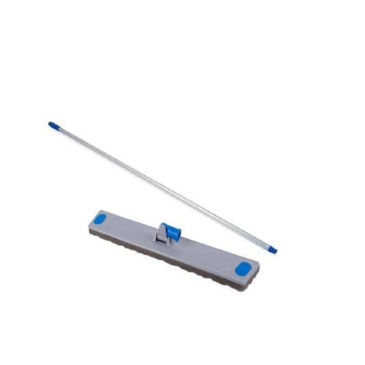 Spazzolone Industriale Professionale 60cm con Manico Alluminio 140cm - Testa Snodabile