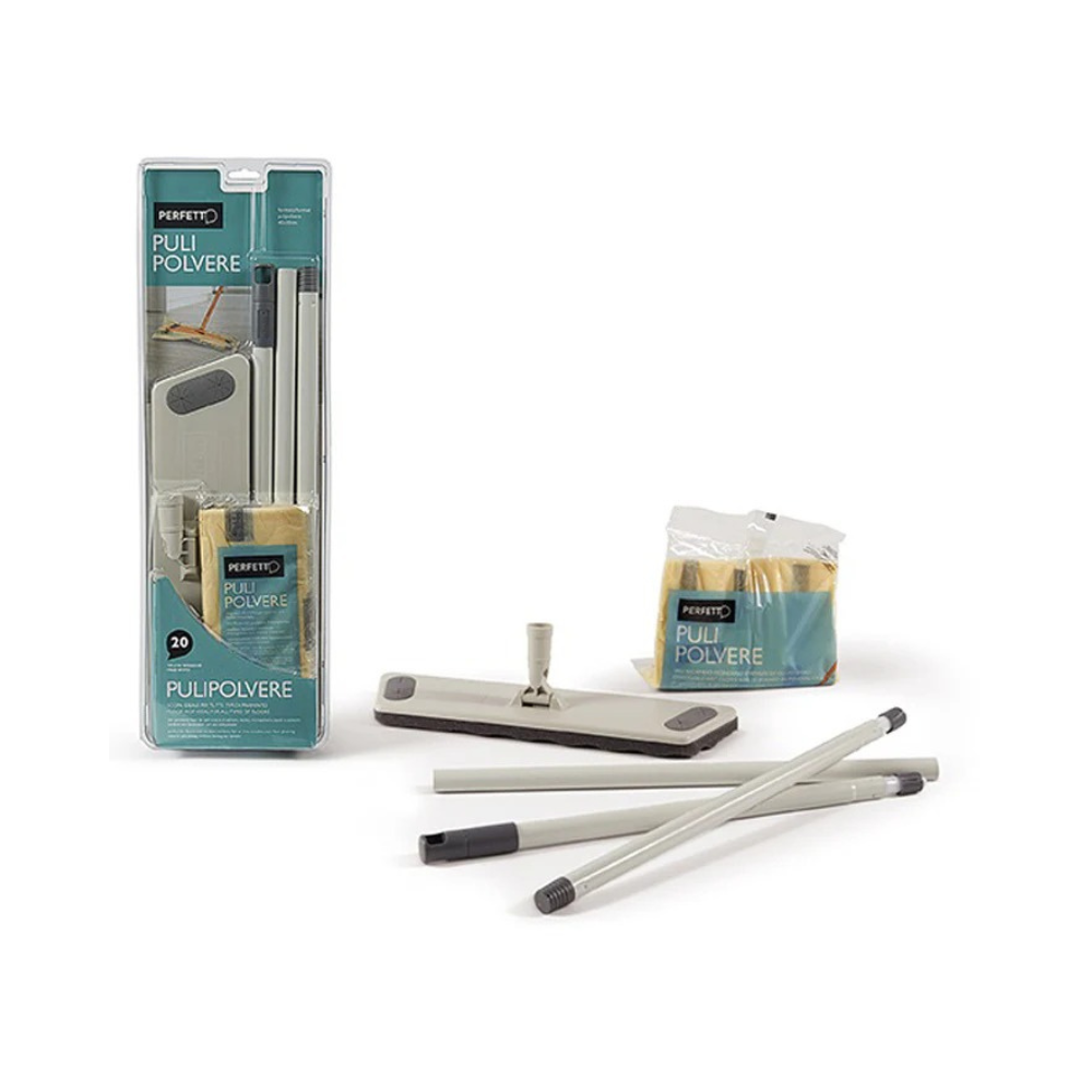 Scopa Pulipolvere Perfetto 40cm + 20 Retine Biodegradabili