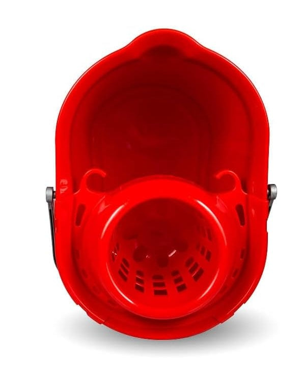Fercasashop - Seau essoreur en plastique de 15 litres avec essoreuse de 15 litres