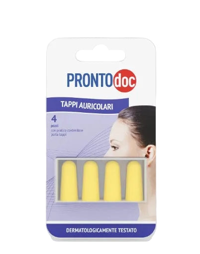 Bouchons d'oreilles, paquet de 4