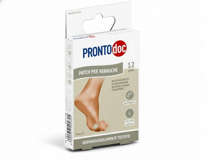 Cerotti per Verruche Mani e Piedi Pronto Doc - 3 Confezione da 12 Pz.