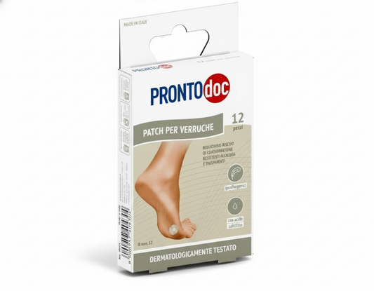Cerotti per Verruche Mani e Piedi Pronto Doc - 3 Confezione da 12 Pz.