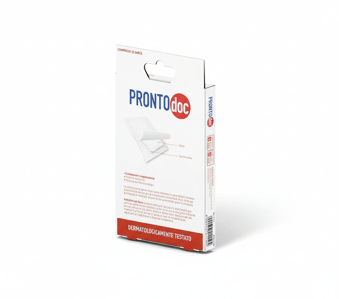 3 Confezioni di Garze Sterili Cotone 18x40cm - Pronto Doc - Da  6 Pezzi