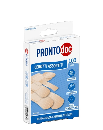 Pronto Doc Assorted Classic Plasters, Pack of 100 Plasters