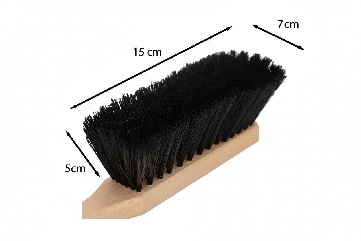 Spazzola Soft 28 cm Manico Legno Setole Morbide Antigraffio - Pulizia Delicata