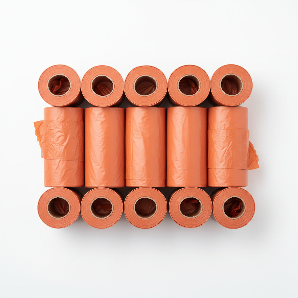 SET OF 3 ROLLS OF 15 PIECES OF HYGIENIC BAGS FOR DOGS AND ANIMALS (BLUE)