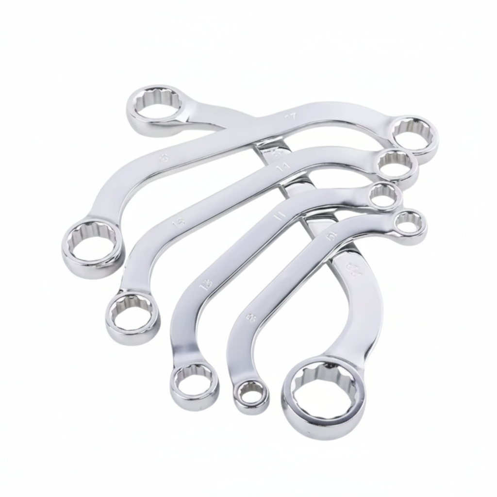 Set 5 Chiavi Poligonali Curve Doppia Testa  – 8-22 mm