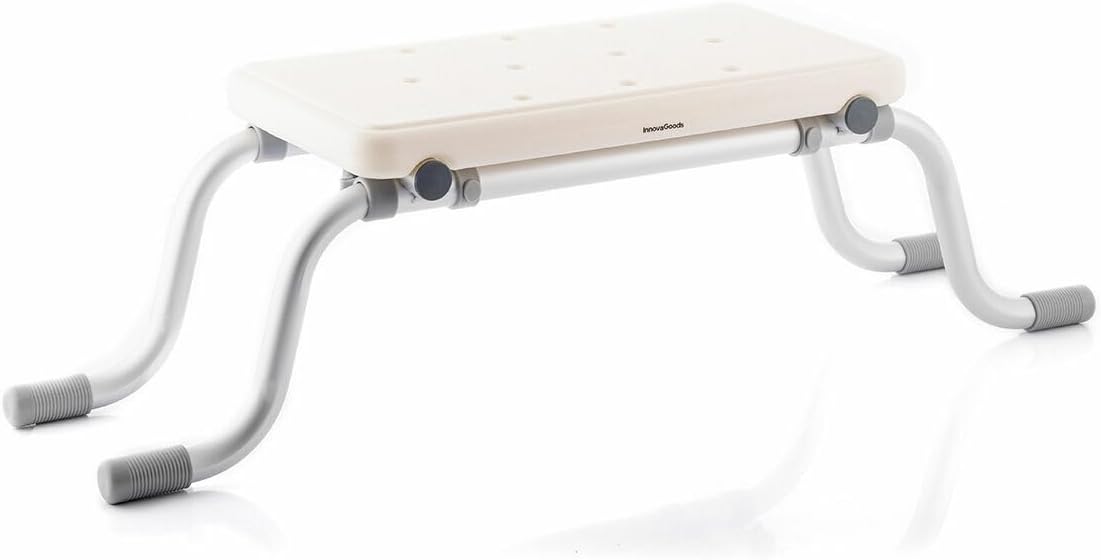 Sgabello Doccia Antiscivolo 2in1 Regolabile Anziani 150kg