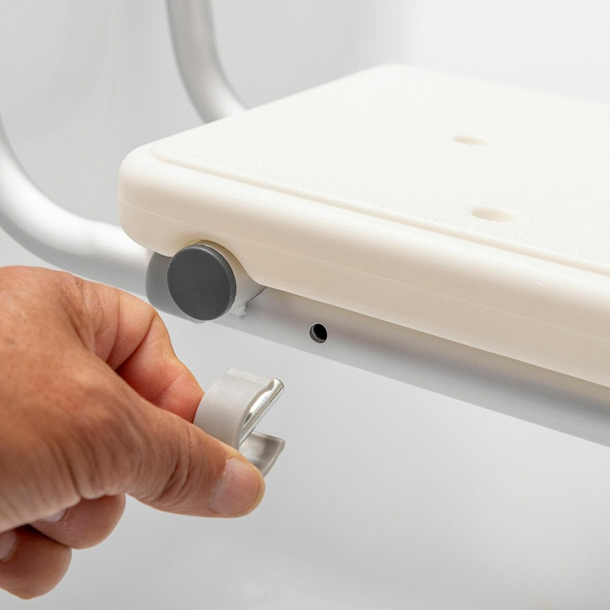 Sgabello Doccia Antiscivolo 2in1 Regolabile Anziani 150kg