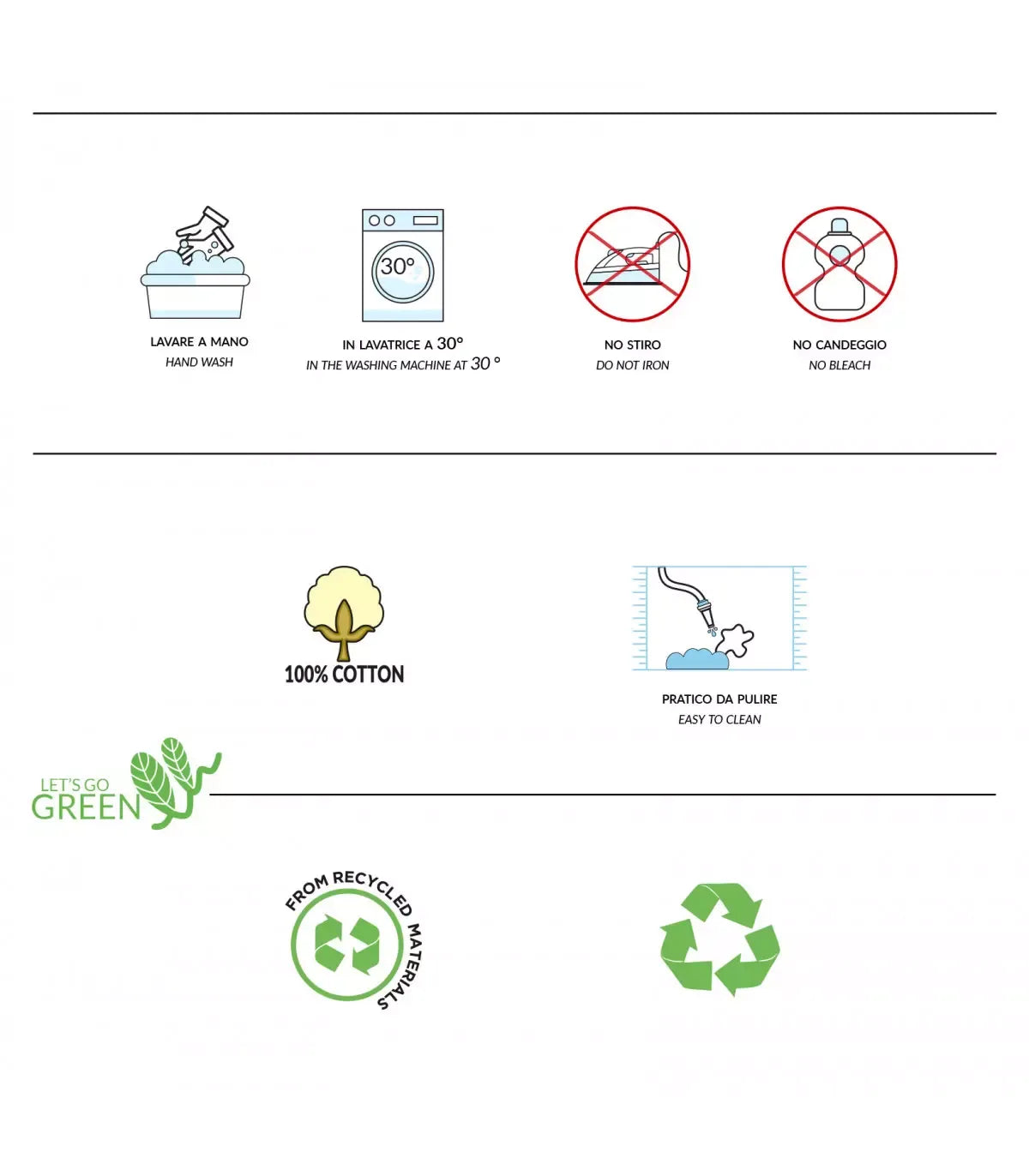 MILORD Multipurpose Cotton Bath Kitchen Rug CM.50X80