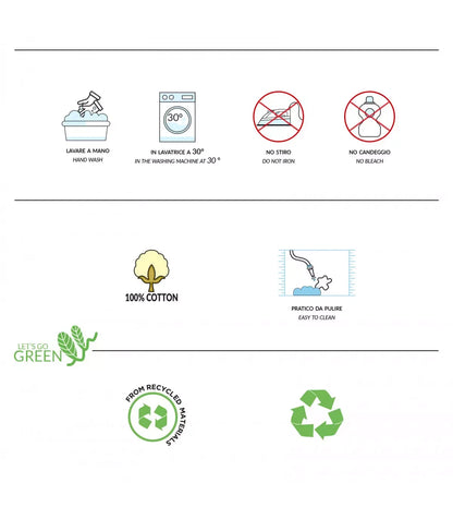 MILORD Multipurpose Cotton Bath Kitchen Rug CM.50X80