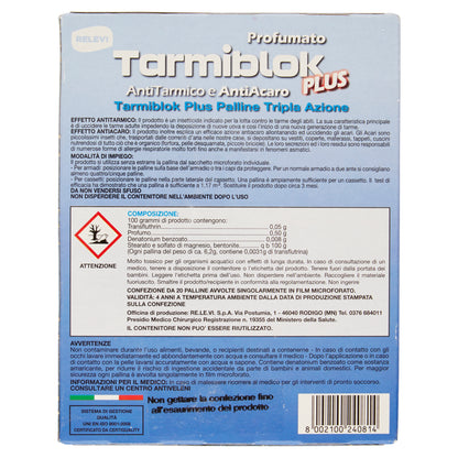 Tarmiblok Plus - 20 Sacchetti Antitarme Individuali Protezione Naturale