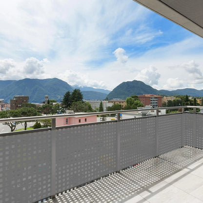 Telo Frangivista Frangivento Copribalcone  90x500cm - Con Corda 20mt Inclusa 2 Colori