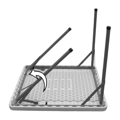 Tavolo Pieghevole Da Giardino Perfetto Come Tavolo Da Campeggio, Da Buffet, Da Cucina | Tavoli Pieghevoli A Valigetta Con Maniglia Salvaspazio