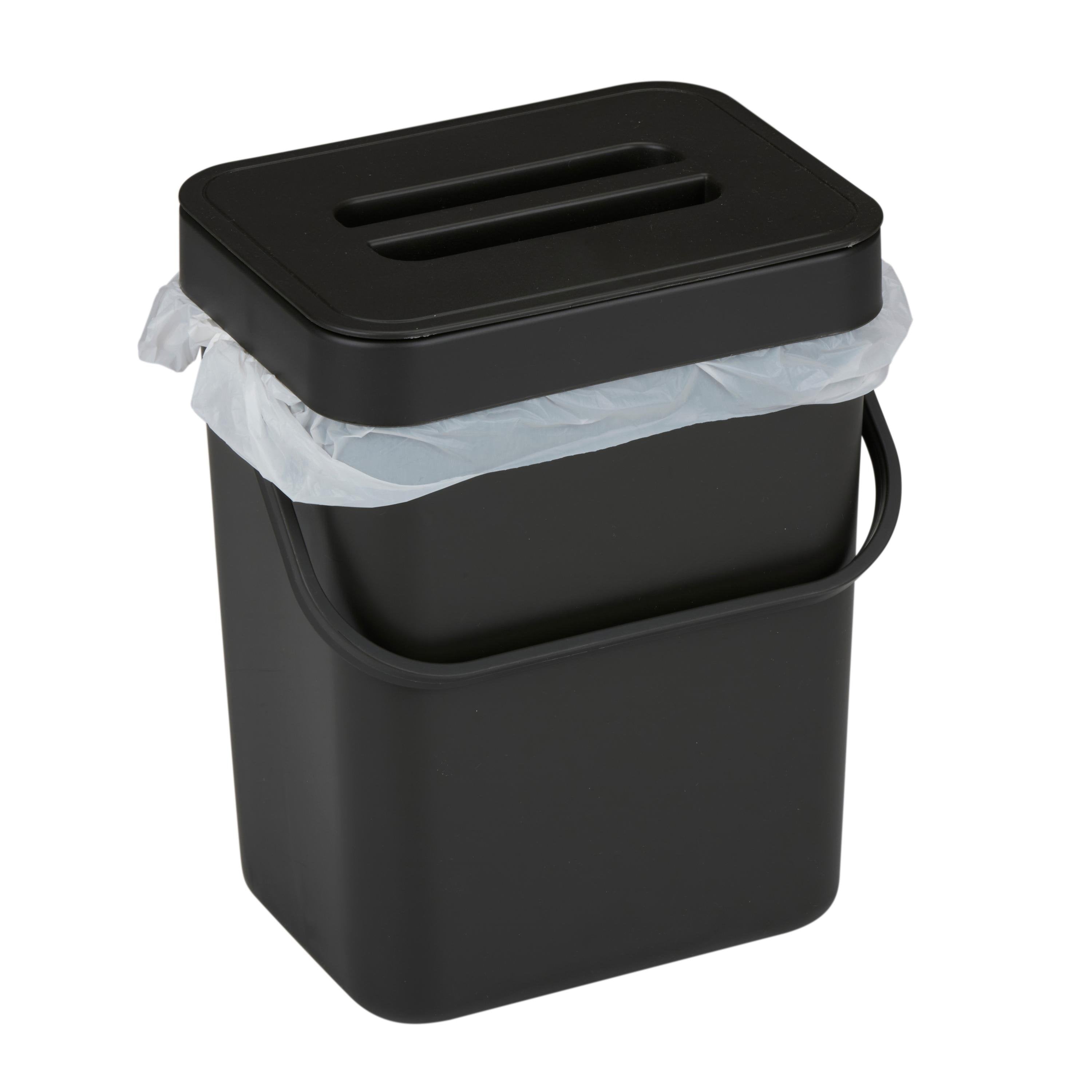 Pattumiera Umido 5L da Appendere - Bidone Organico Cucina 3 Colori